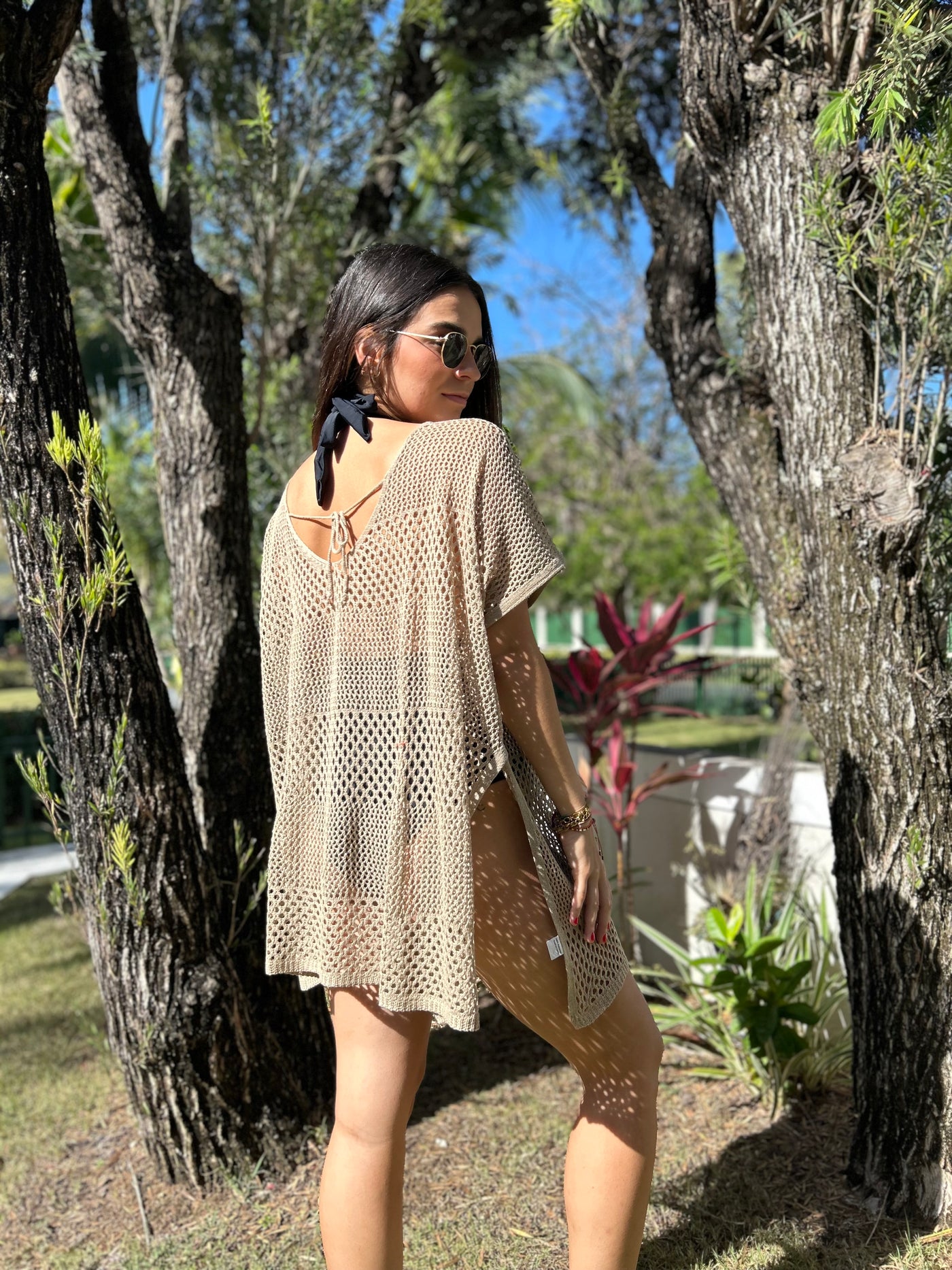 Tie Crochet Tunic