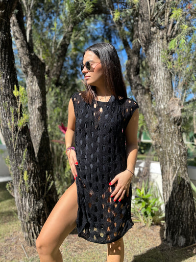 Mesh Mini Dress