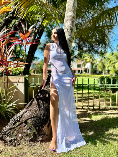 Mesh Maxi Dress