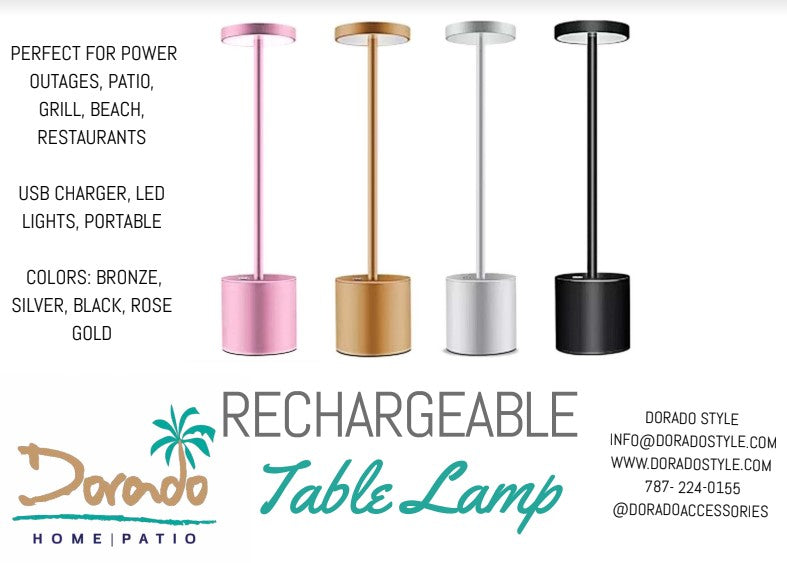 RECHARGEABLE TABLE LAMP