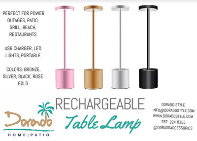 RECHARGEABLE TABLE LAMP