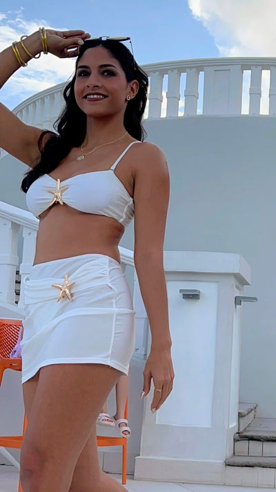 Starfish Bikini with Swim Skirt