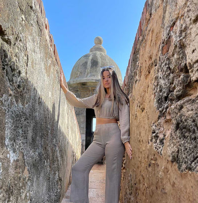 PALAZZO PANTS SOLID