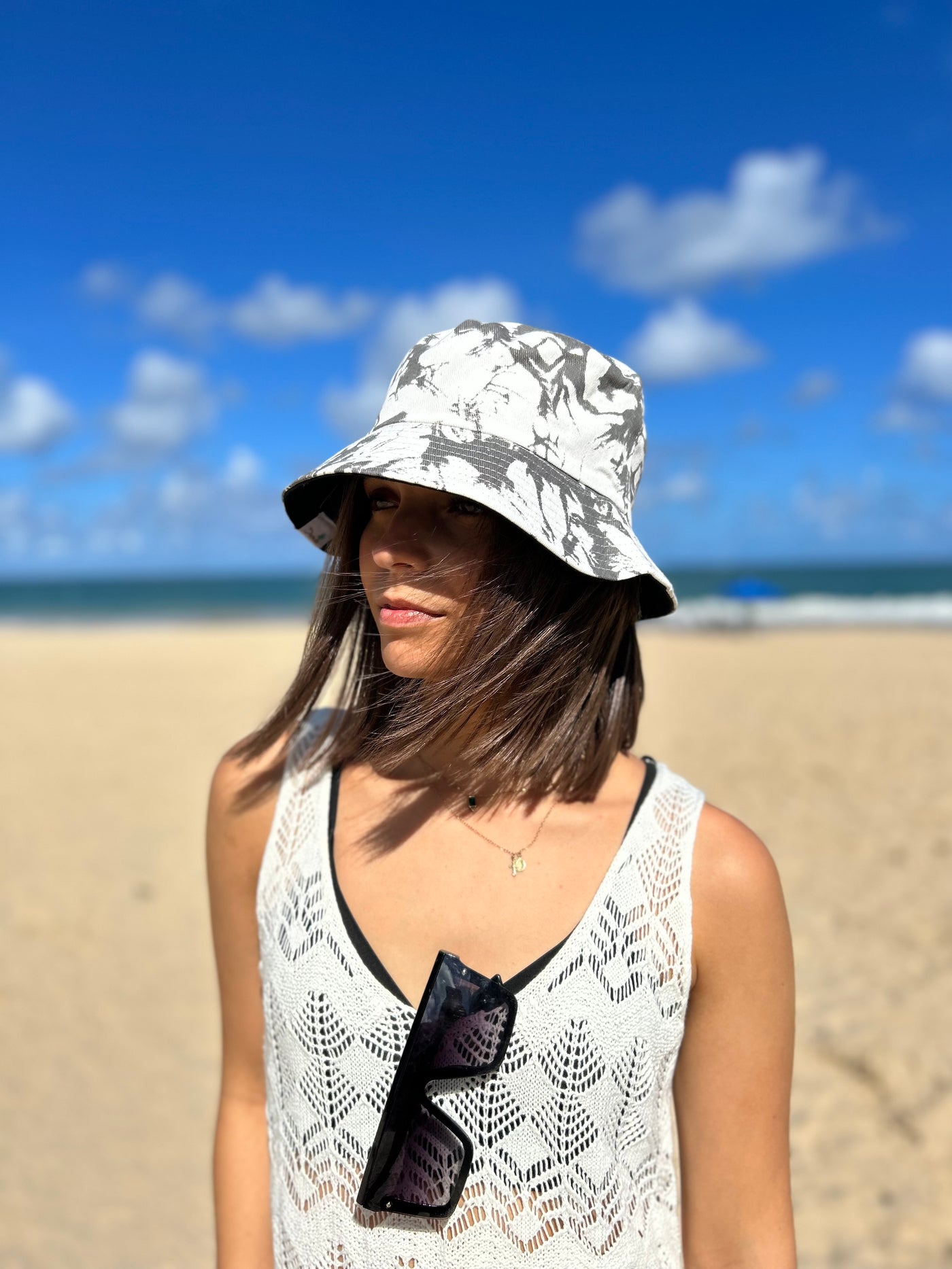 Tie Dye Black Bucket Hat