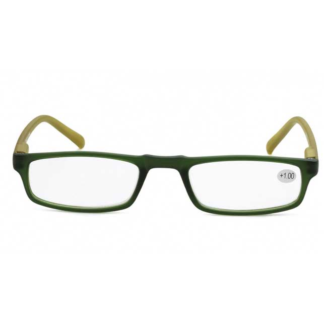 TWO COLOR RECTANGLE READING GLASSES 4047