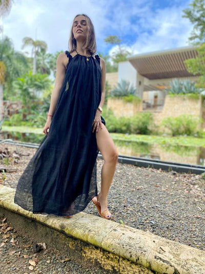 HALTER MAXI DRESS