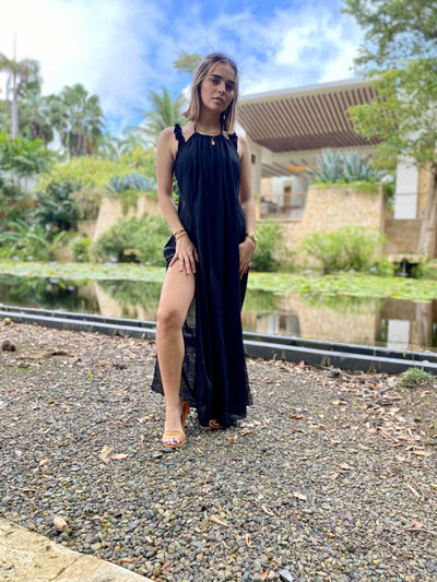 HALTER MAXI DRESS