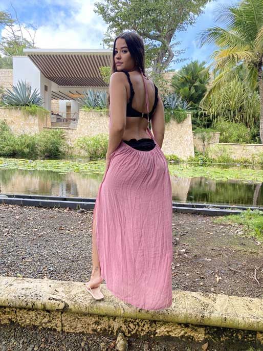 HALTER MAXI DRESS