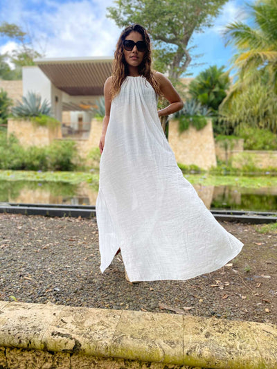HALTER MAXI DRESS