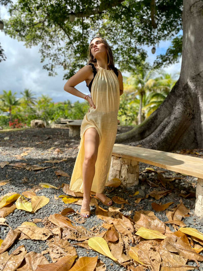 HALTER MAXI DRESS